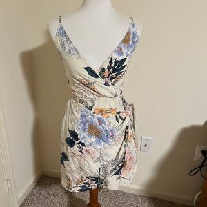 YUMI KIM Floral Wrap Mini Dress XS